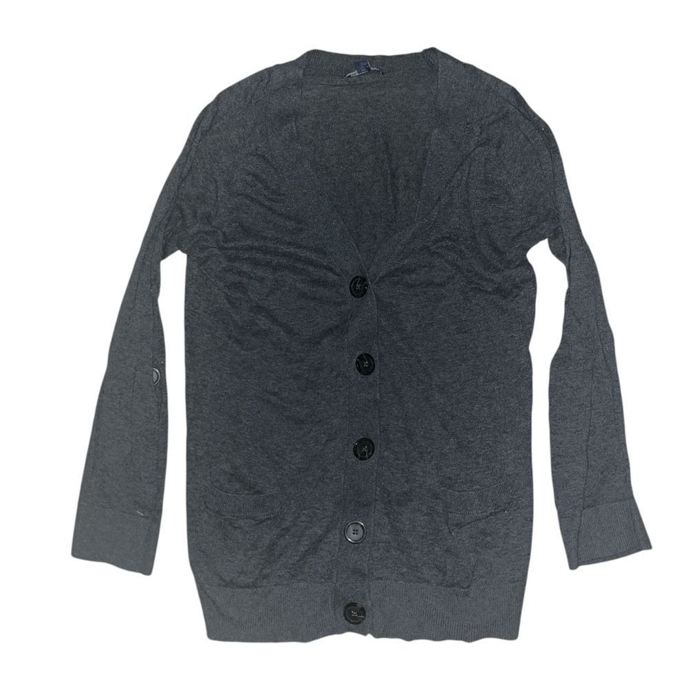Gap Gray Knit Cardigan